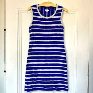 Easy knit nautical dress